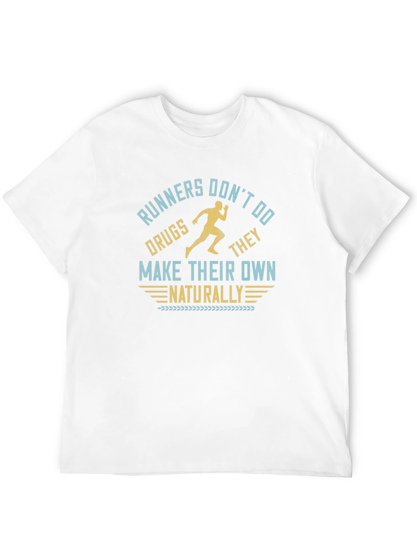 Runners Dont Do Drugs Tee