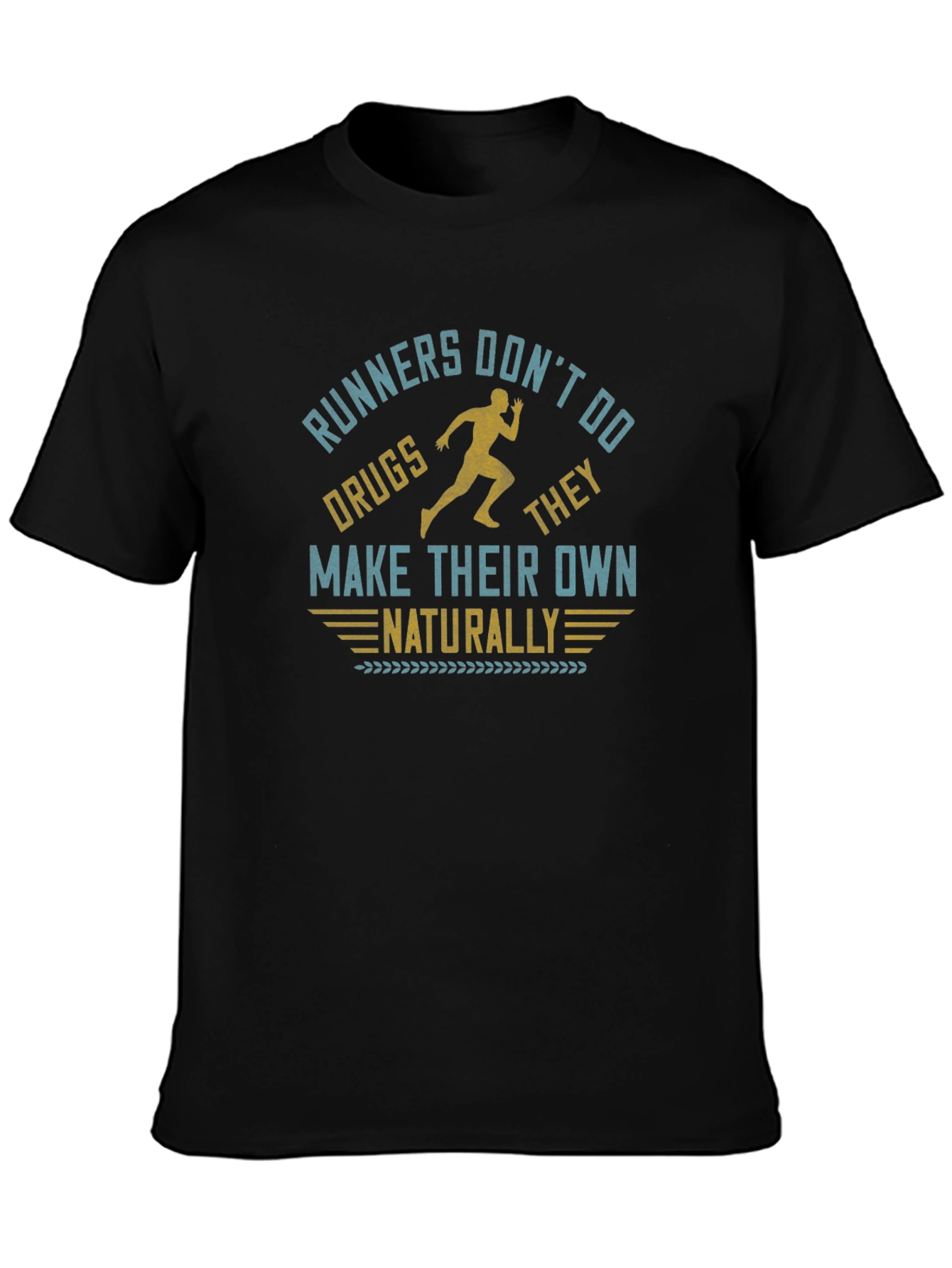 Runners Dont Do Drugs Tee