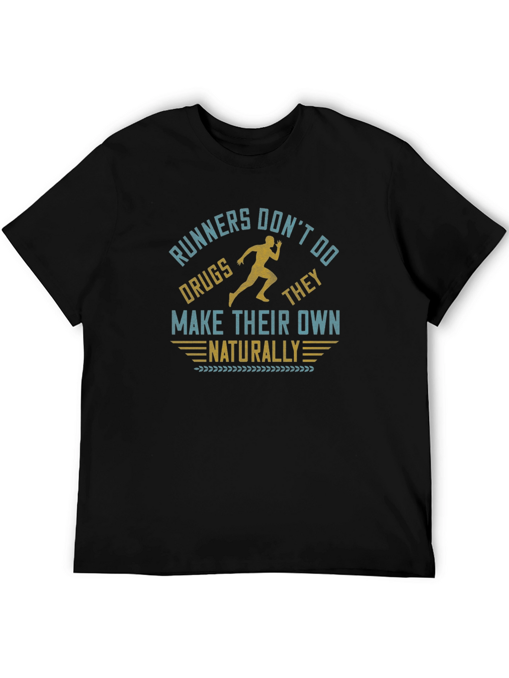 Runners Dont Do Drugs Tee