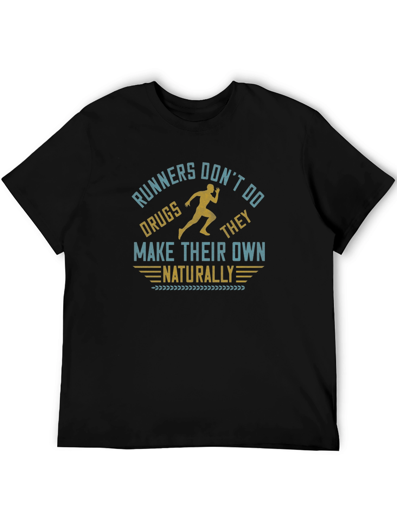 Runners Dont Do Drugs Tee