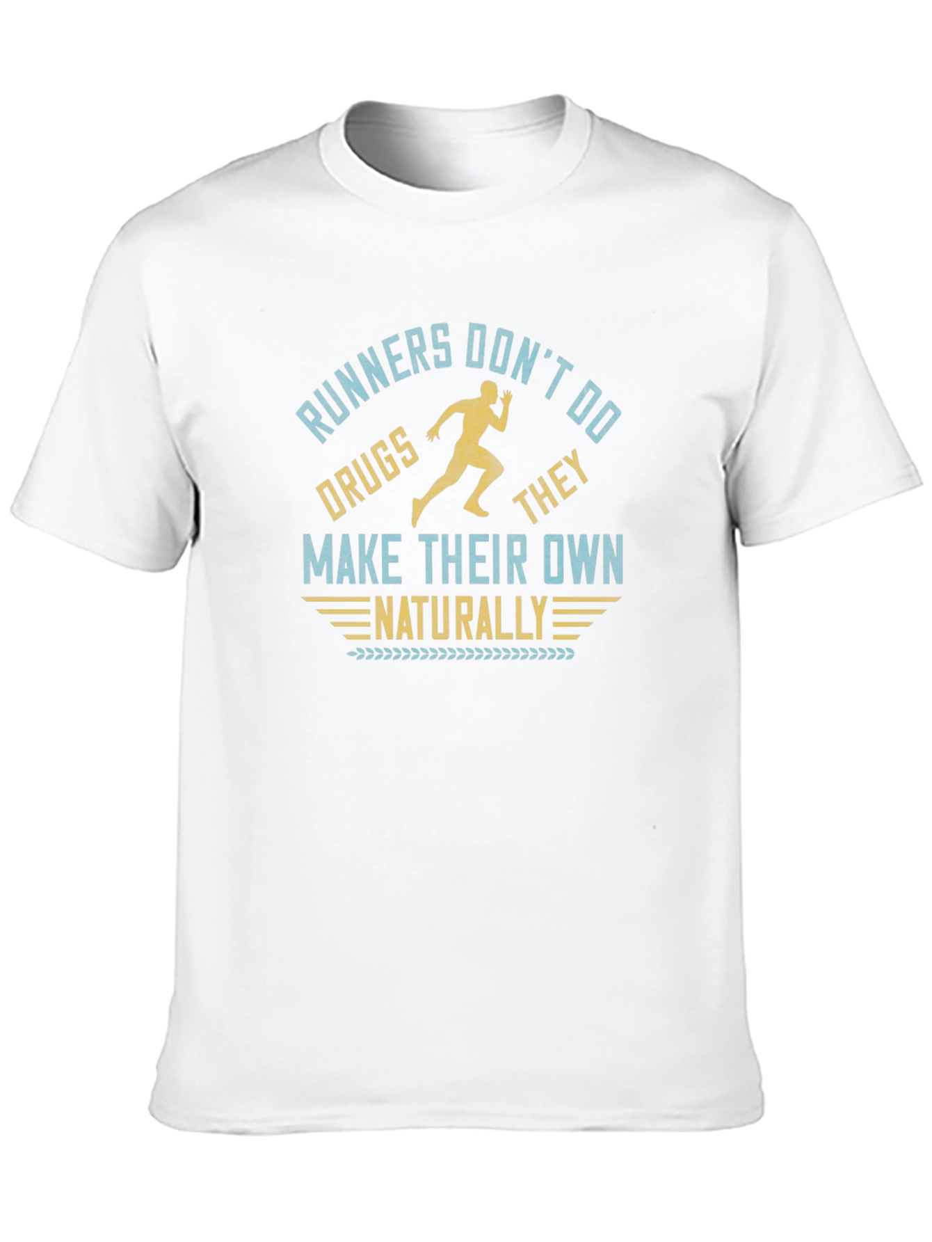 Runners Dont Do Drugs Tee