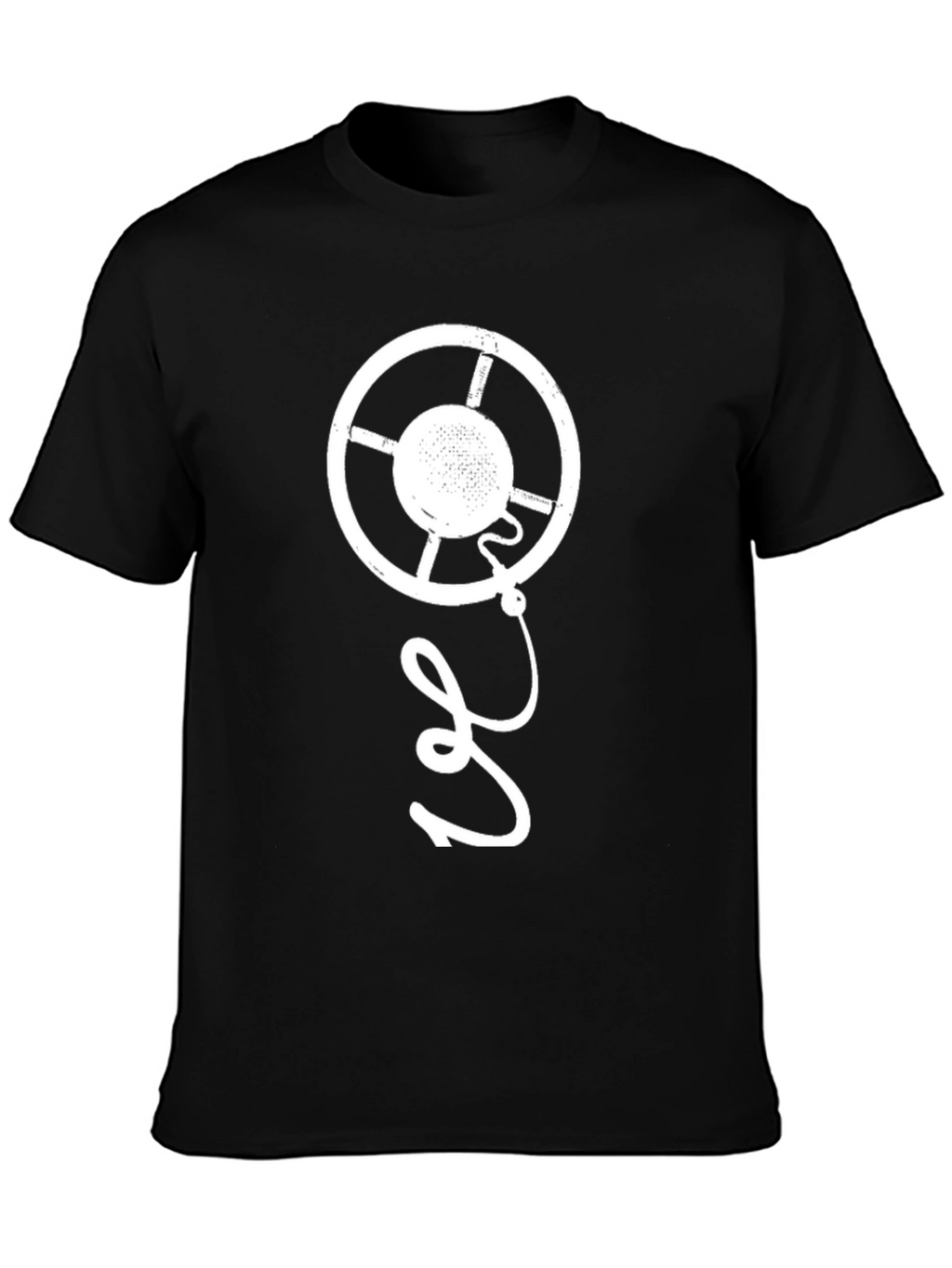 Retro Reel-to-Reel Tape Recorder Graphic T-Shirt