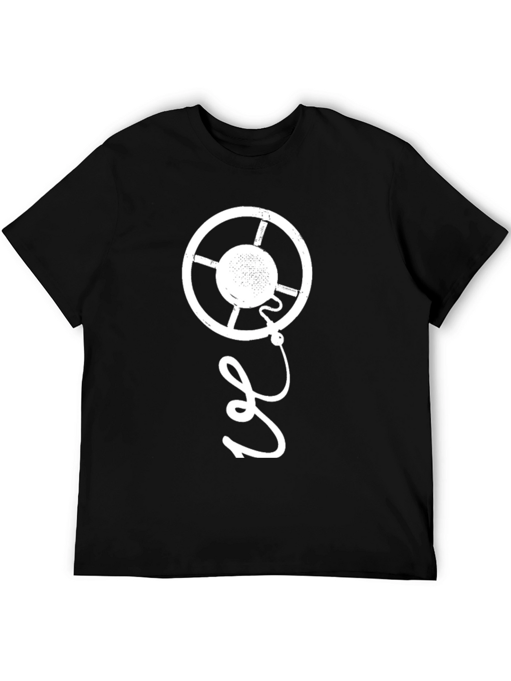 Retro Reel-to-Reel Tape Recorder Graphic T-Shirt