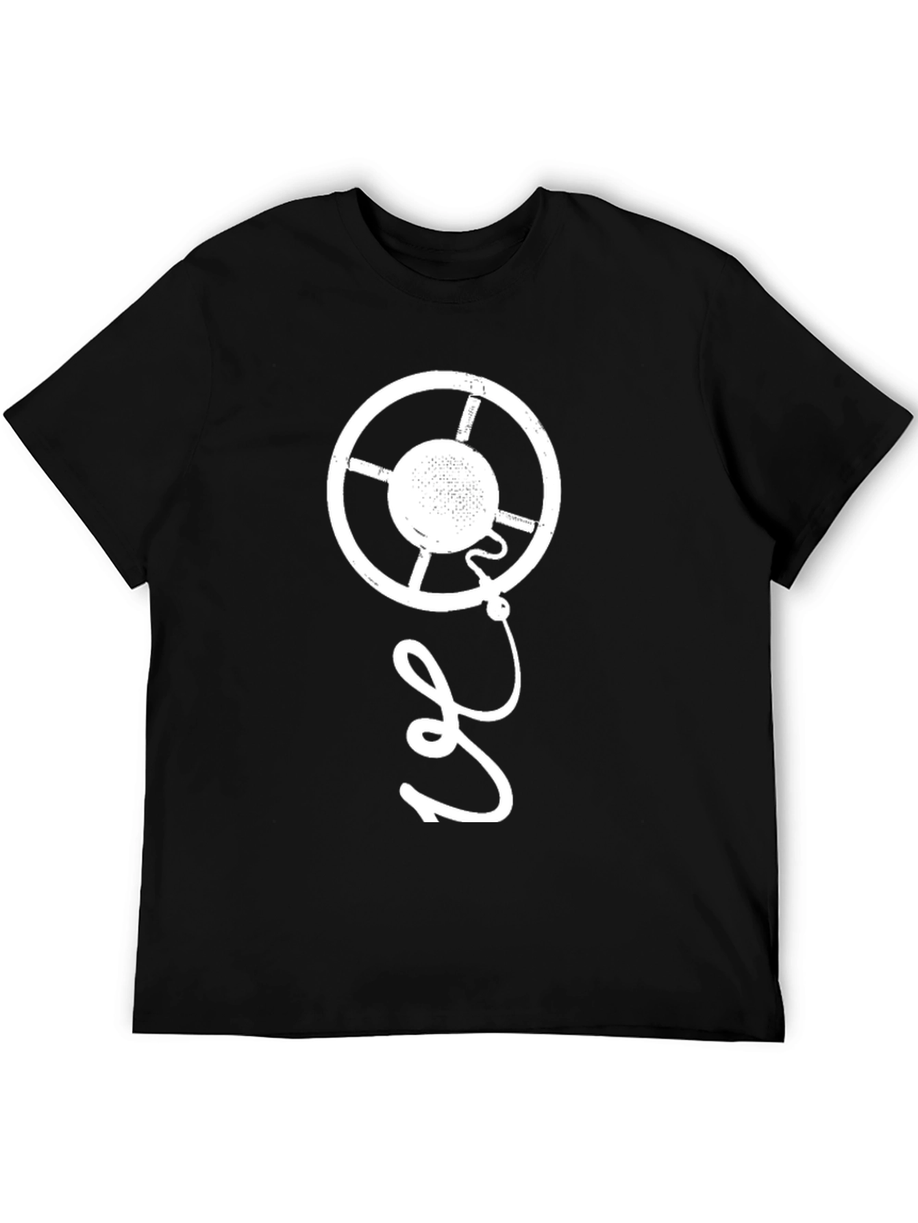 Retro Reel-to-Reel Tape Recorder Graphic T-Shirt