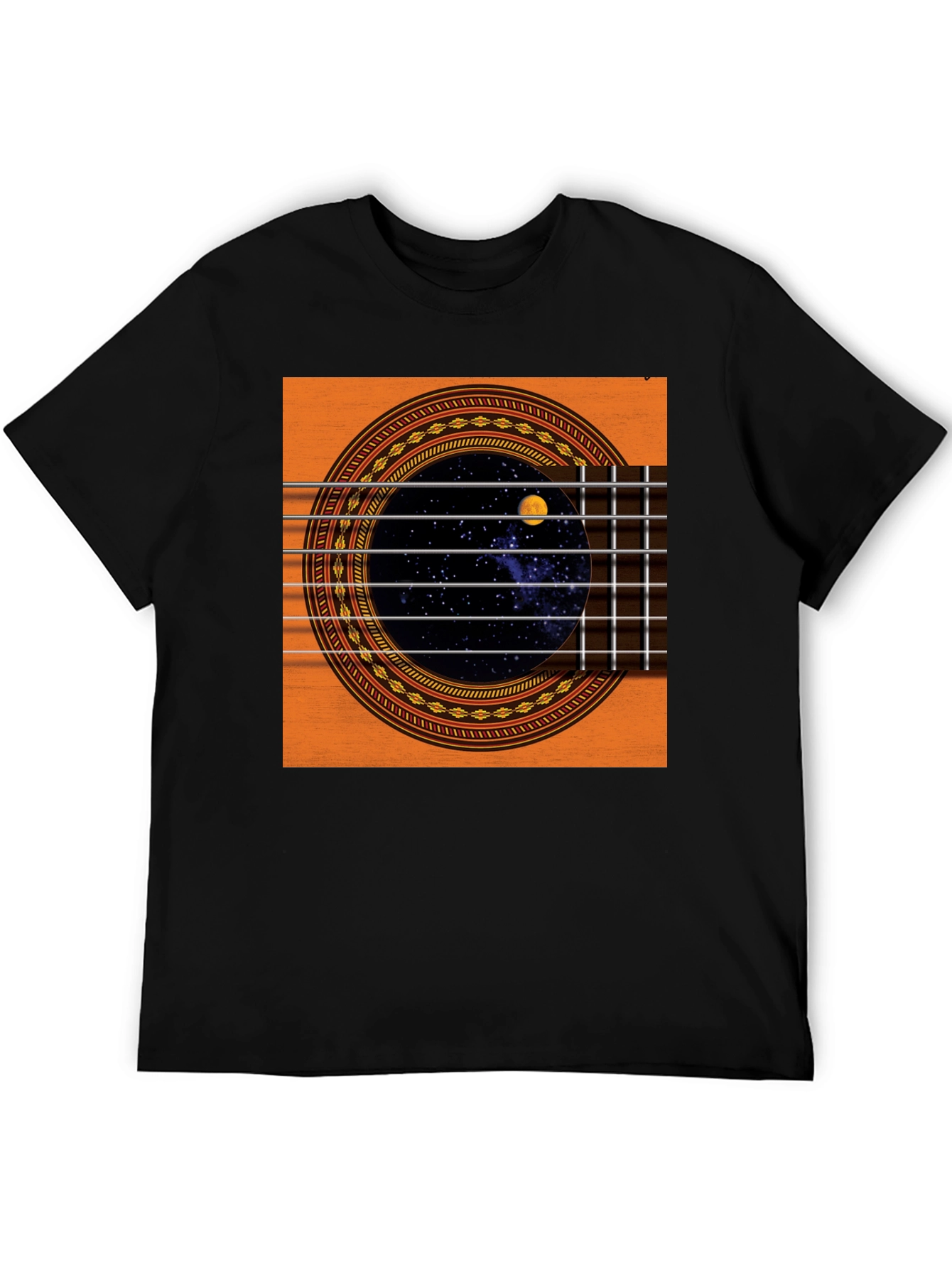 Guitar Space T-Shirt - Black