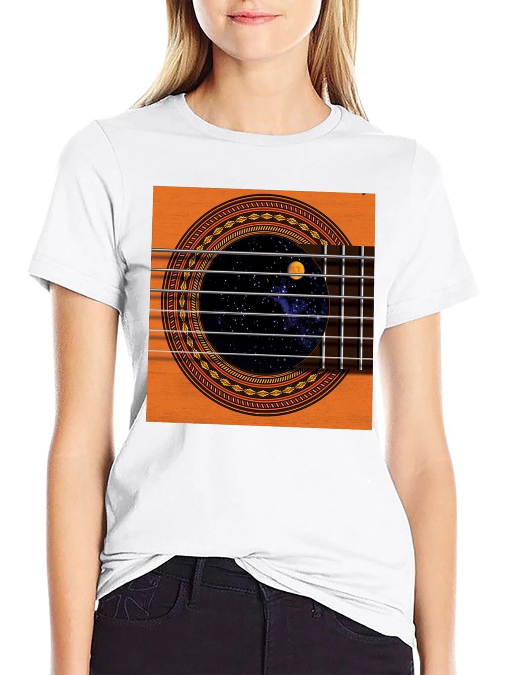 Guitar Space T-Shirt - Black