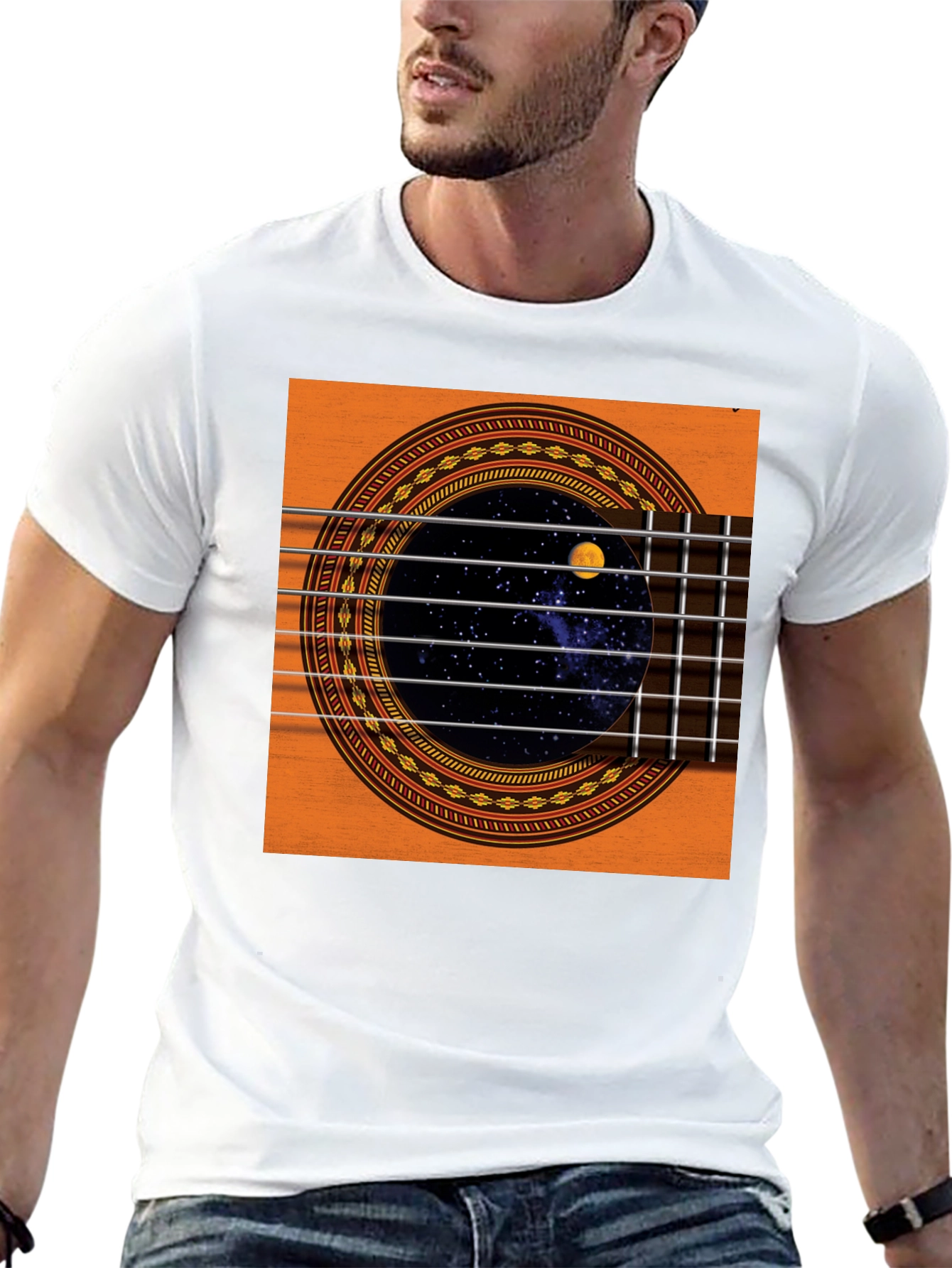 Guitar Space T-Shirt - Black
