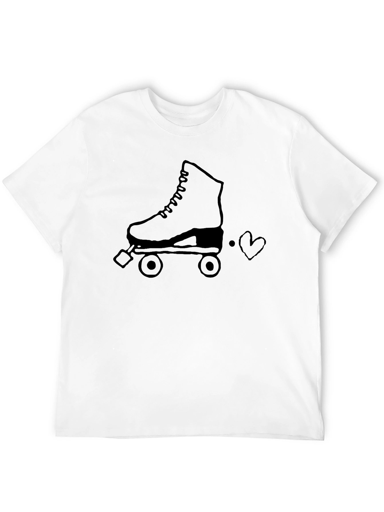 Retro Roller Skate Graphic T-Shirt