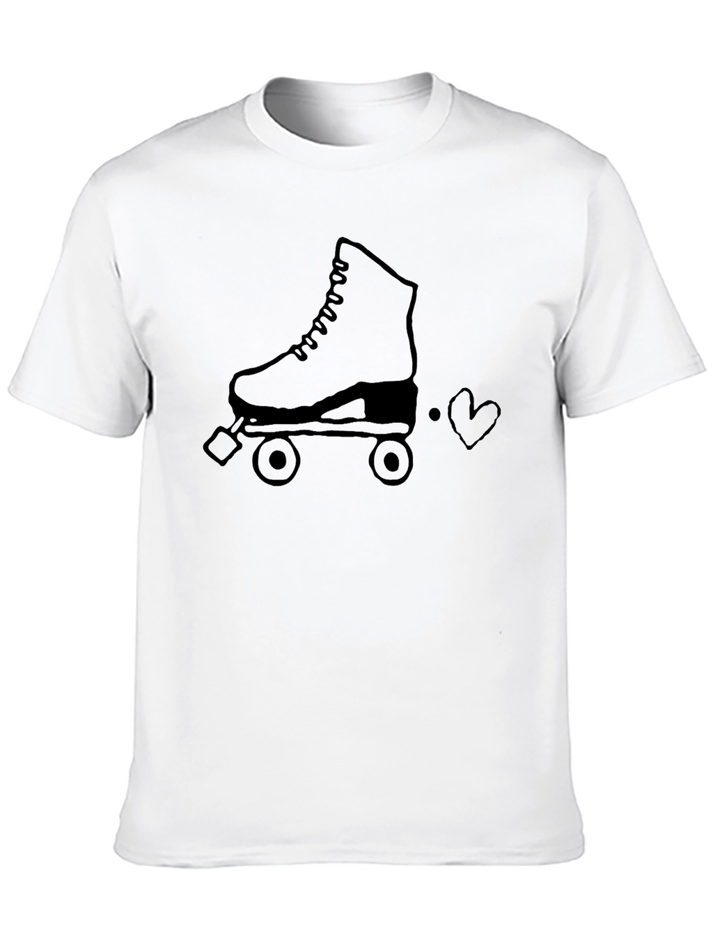 Retro Roller Skate Graphic T-Shirt