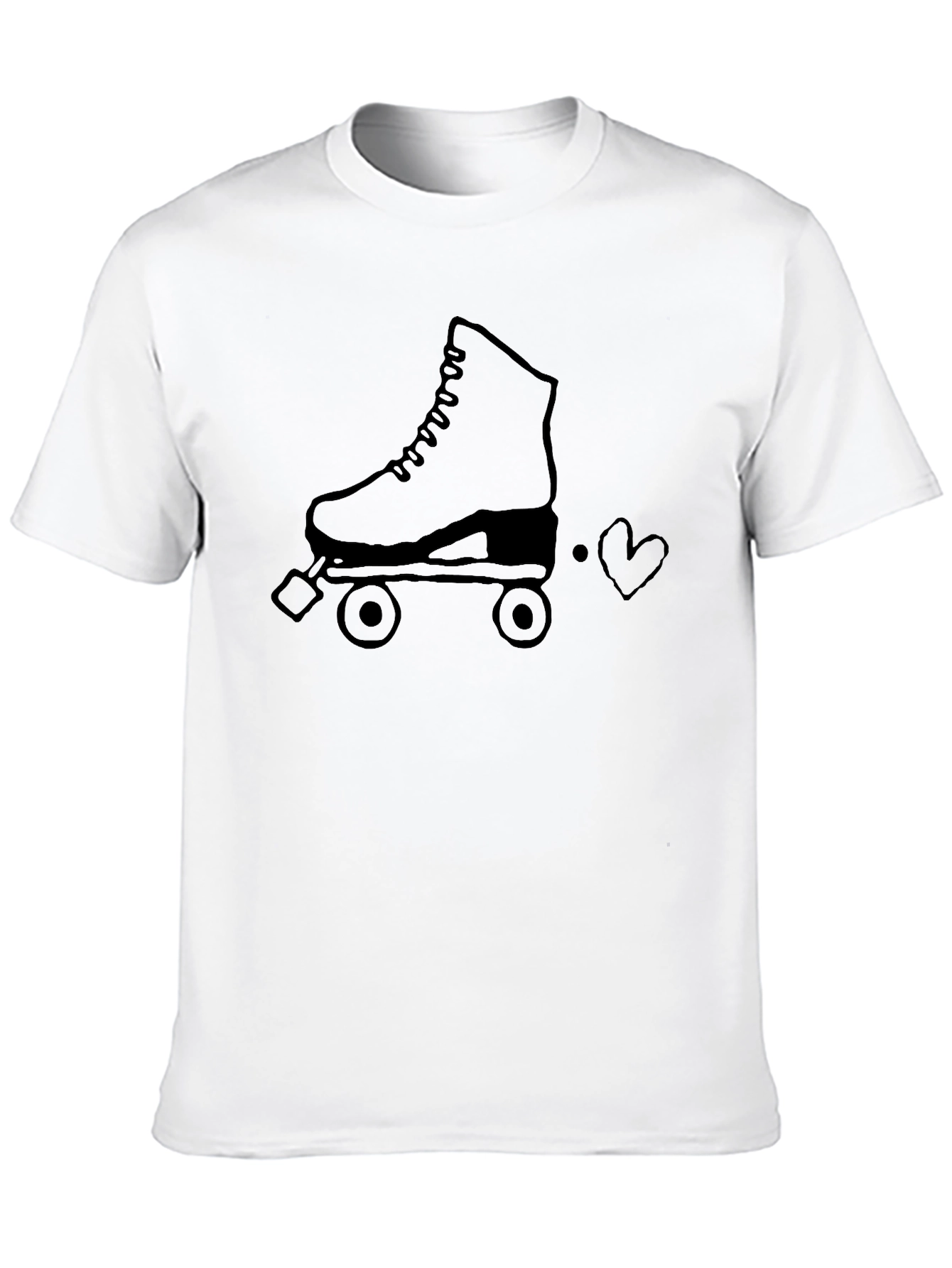 Retro Roller Skate Graphic T-Shirt