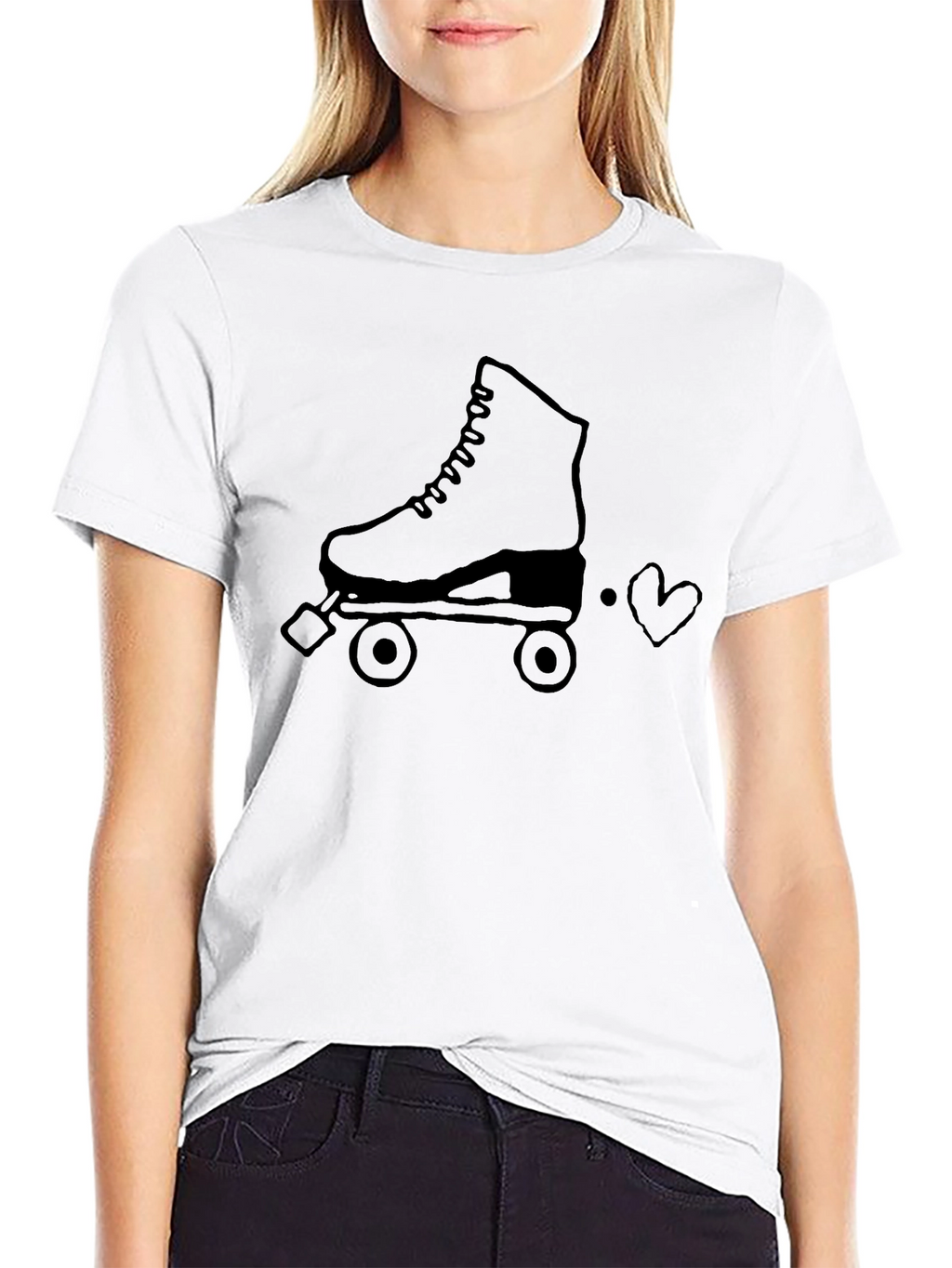 Retro Roller Skate Graphic T-Shirt