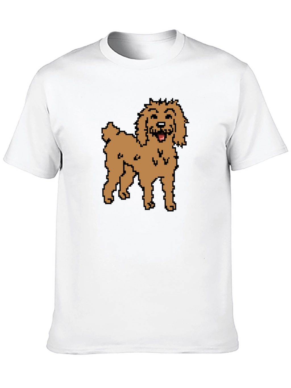 Pixel Dog T-Shirt - Cute Retro Style