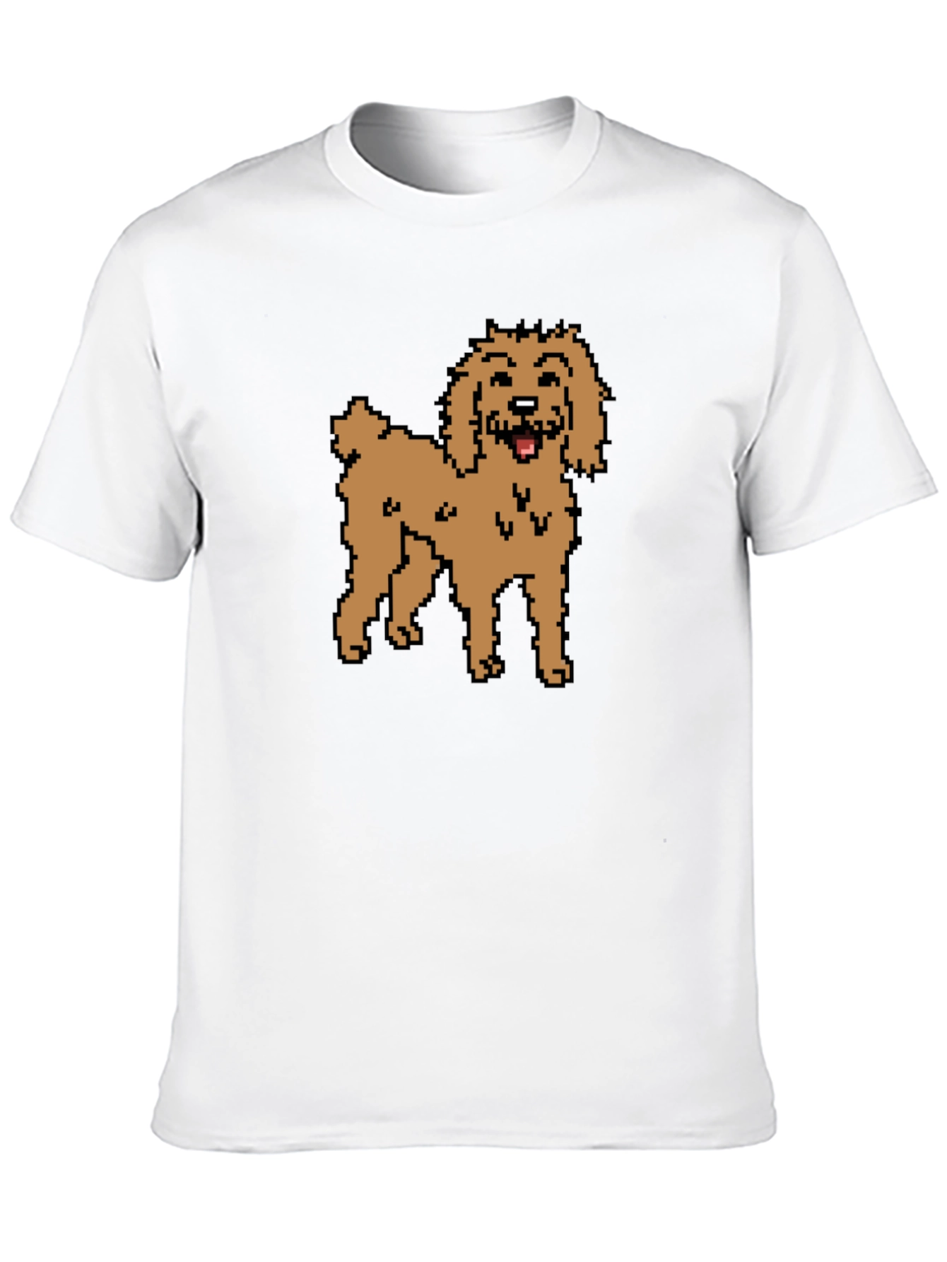 Pixel Dog T-Shirt - Cute Retro Style
