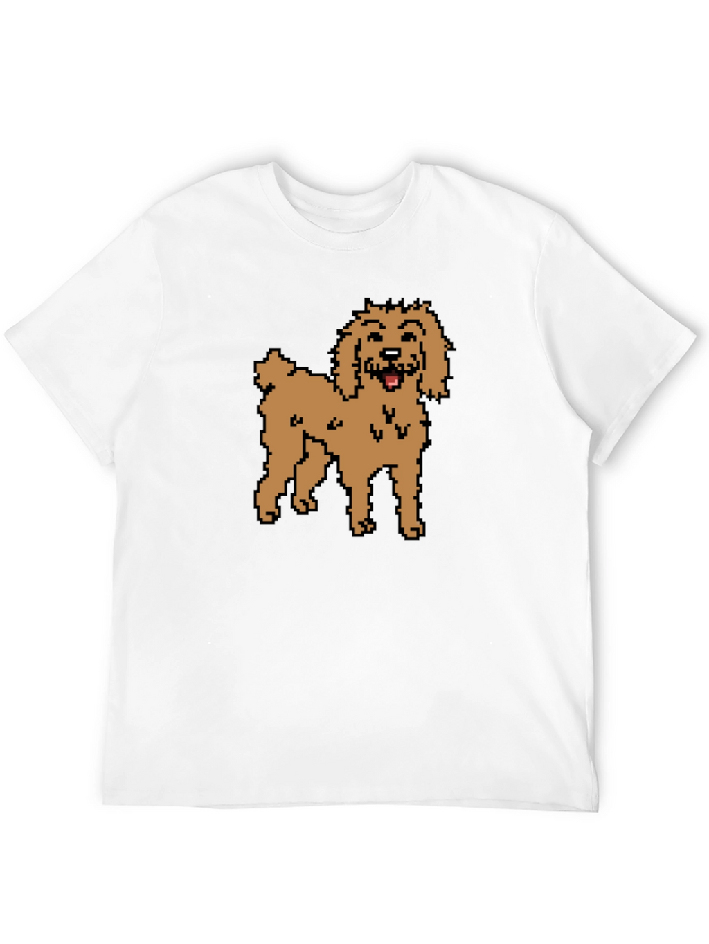 Pixel Dog T-Shirt - Cute Retro Style