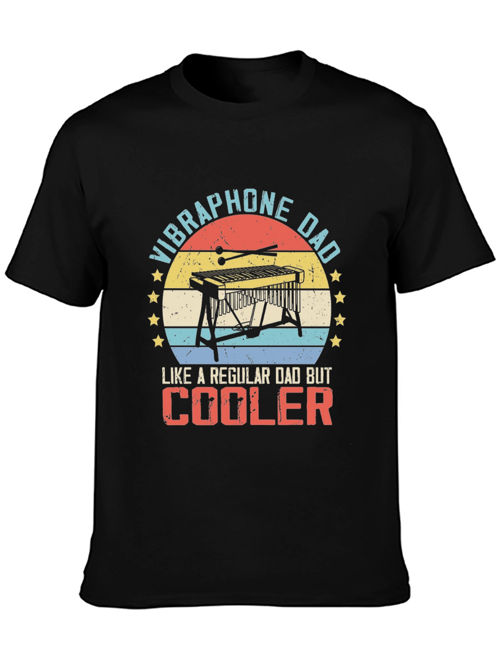 Vibraphone Dad T-Shirt - Cool Dad Tee