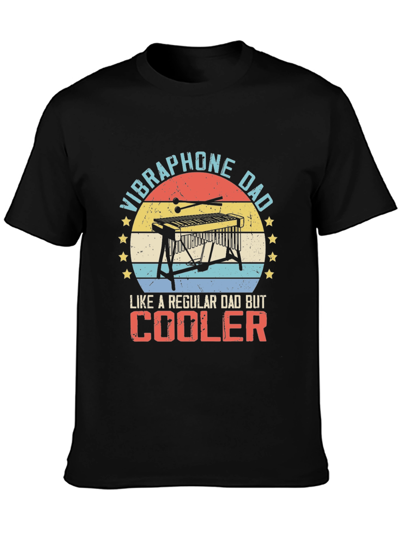 Vibraphone Dad T-Shirt - Cool Dad Tee