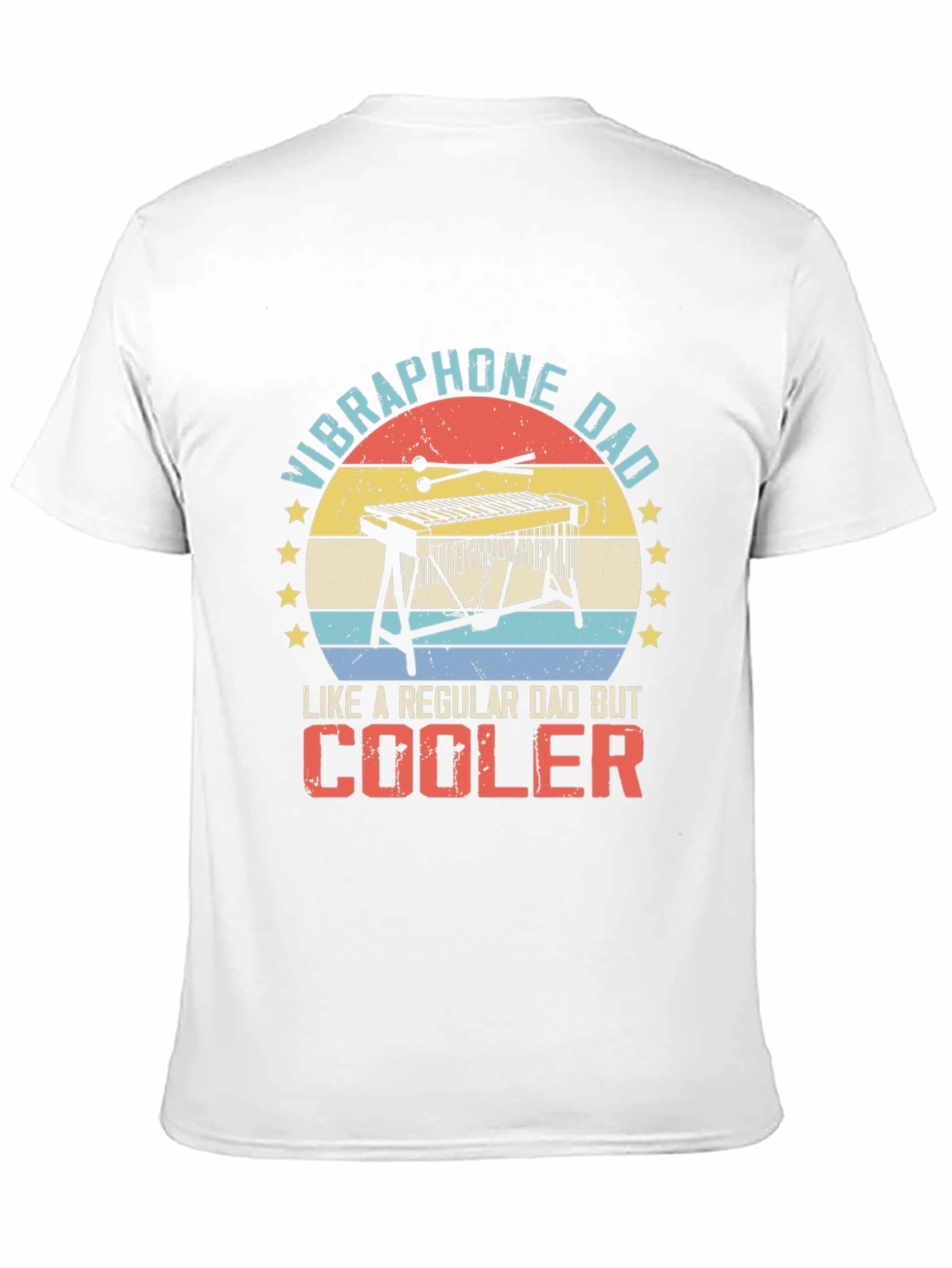 Vibraphone Dad T-Shirt - Cool Dad Tee