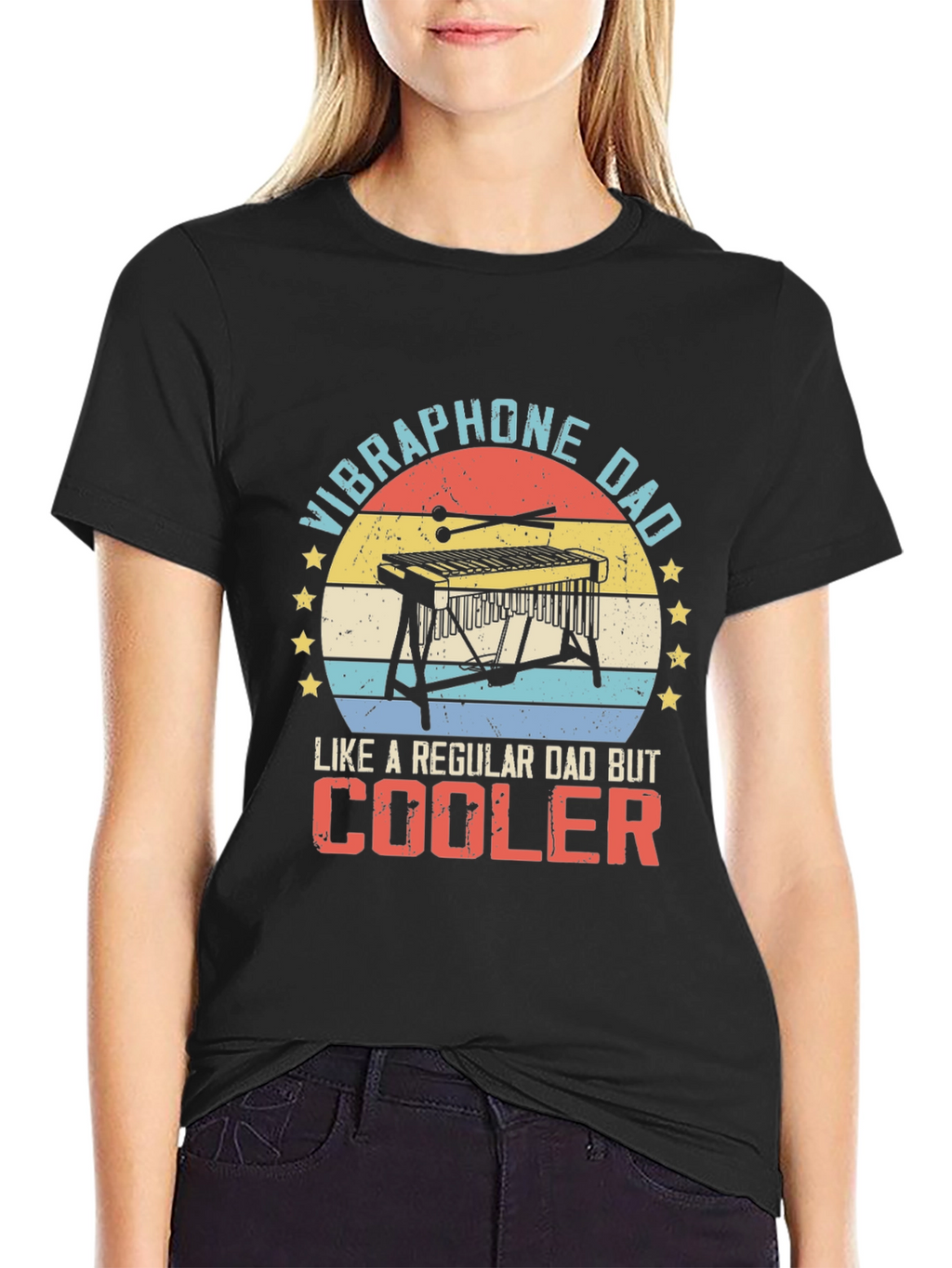 Vibraphone Dad T-Shirt - Cool Dad Tee