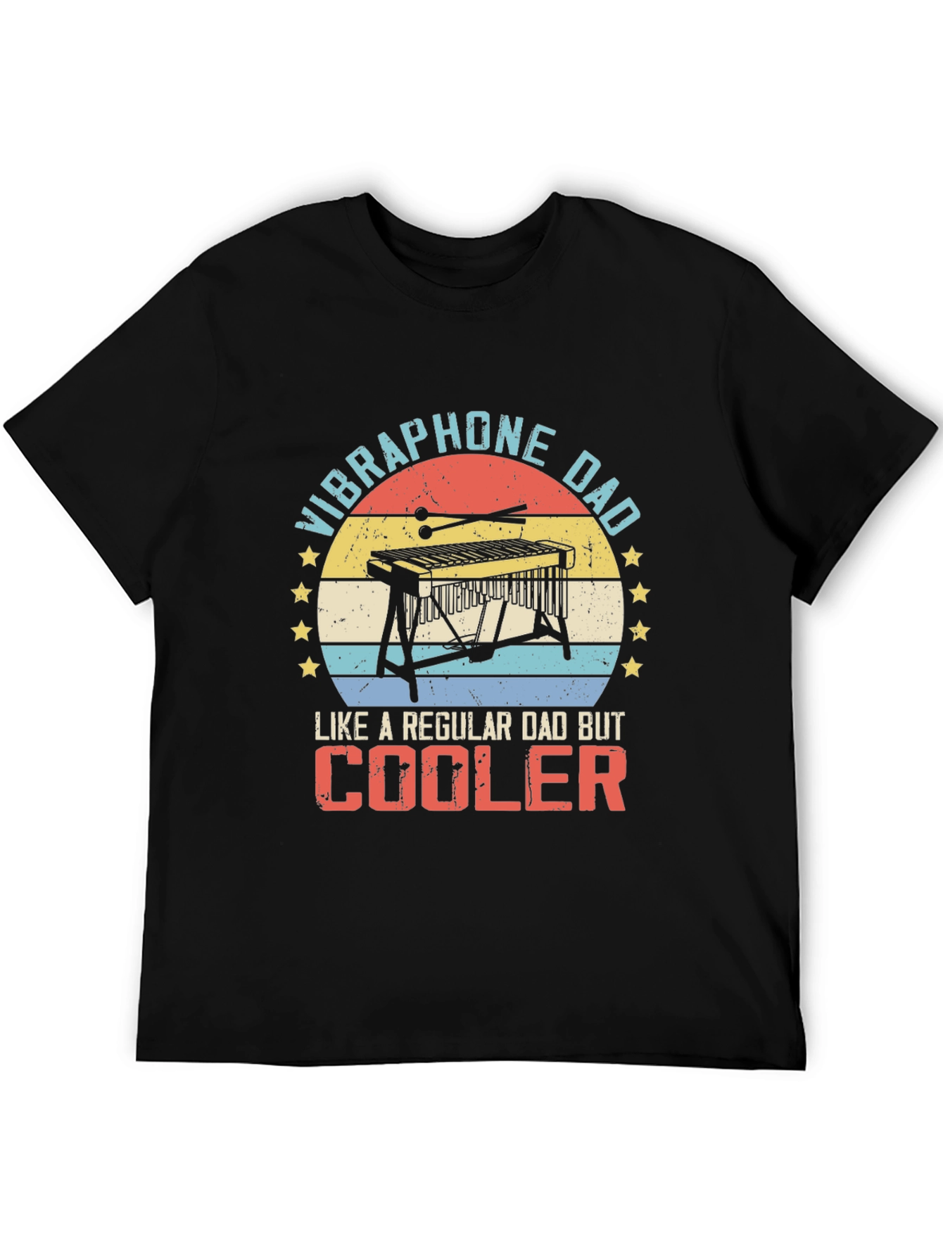 Vibraphone Dad T-Shirt - Cool Dad Tee