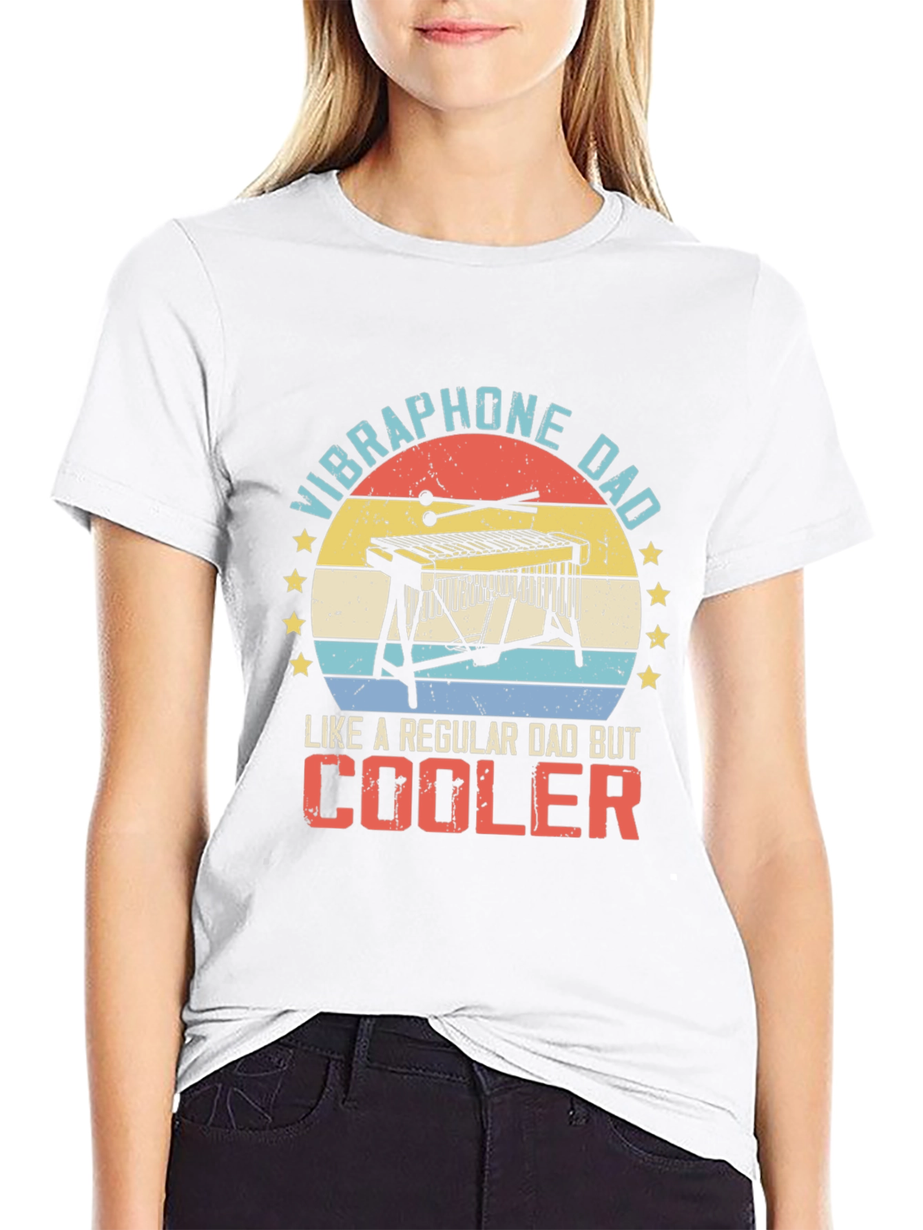 Vibraphone Dad T-Shirt - Cool Dad Tee