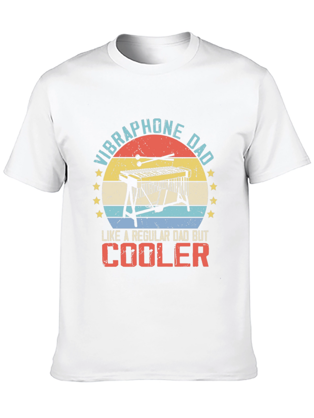 Vibraphone Dad T-Shirt - Cool Dad Tee