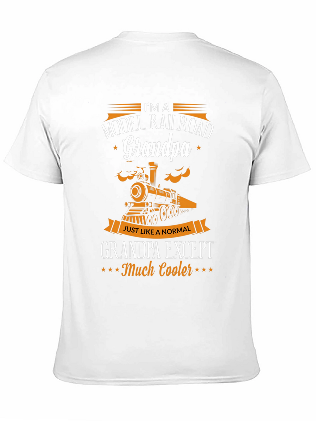 Model Railroad Grandpa T-Shirt - Cool Grandpa Gift