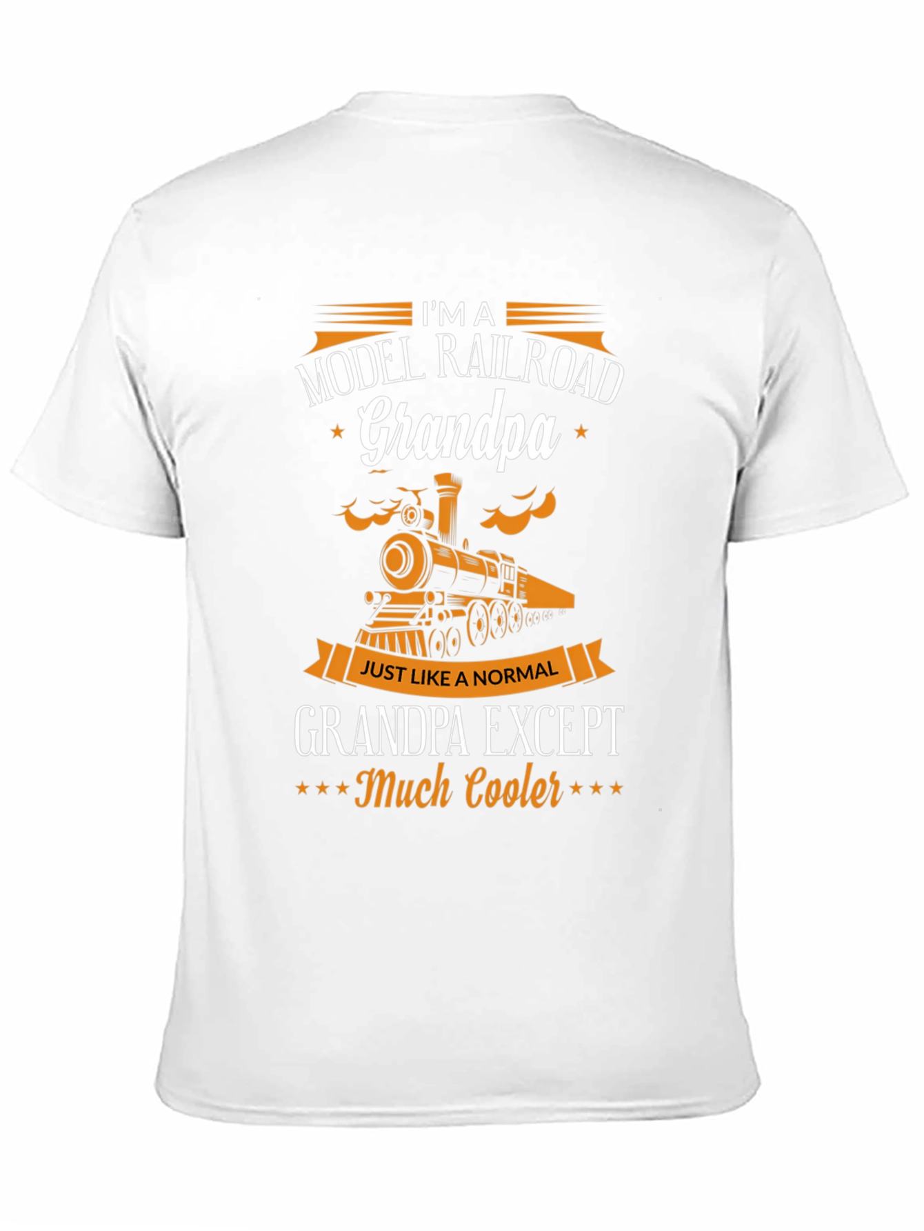 Model Railroad Grandpa T-Shirt - Cool Grandpa Gift