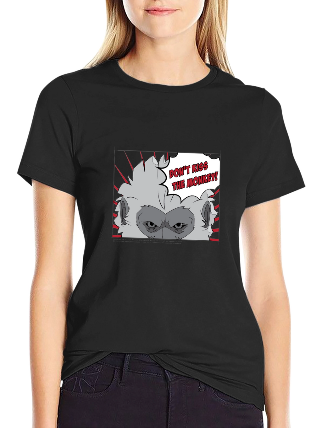 Dont Kiss the Monkey Graphic Tee