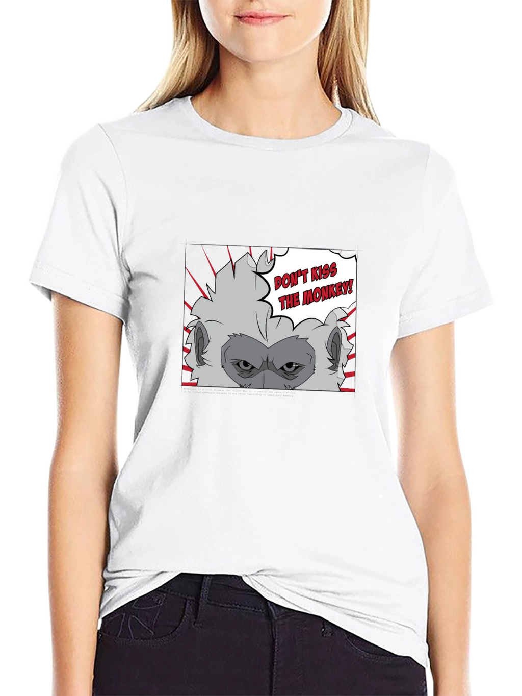Dont Kiss the Monkey Graphic Tee