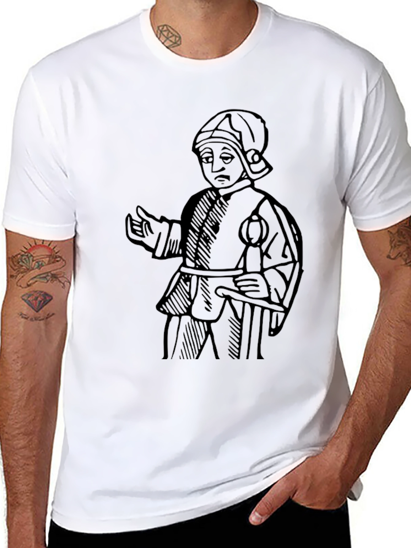 Medieval Man Black T-Shirt