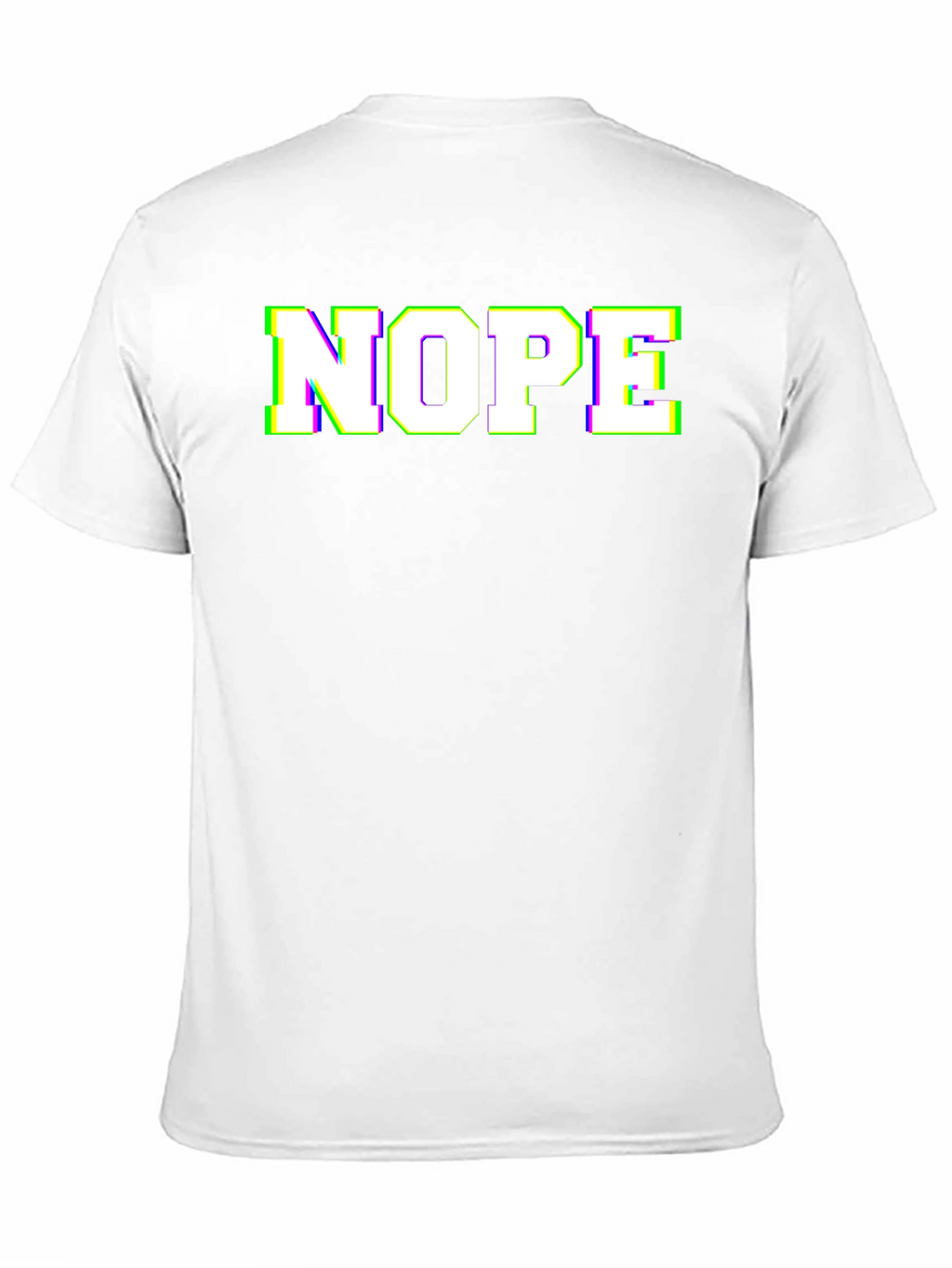 Nope Graphic Tee - Black Novelty T-Shirt