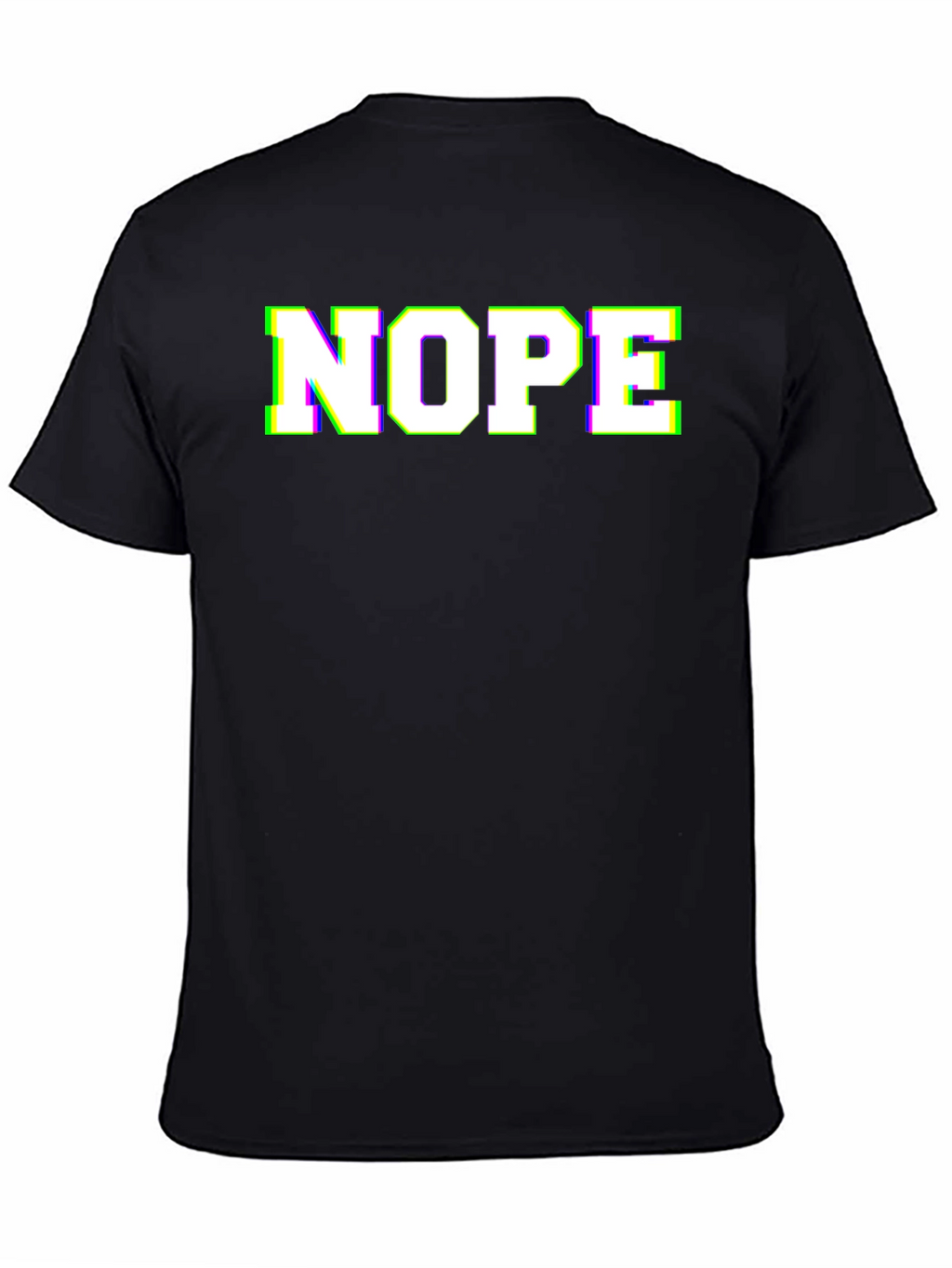 Nope Graphic Tee - Black Novelty T-Shirt