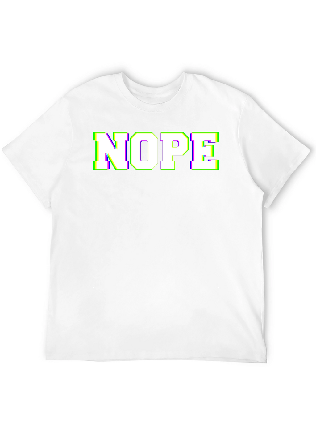 Nope Graphic Tee - Black Novelty T-Shirt