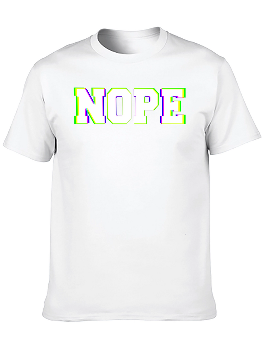 Nope Graphic Tee - Black Novelty T-Shirt