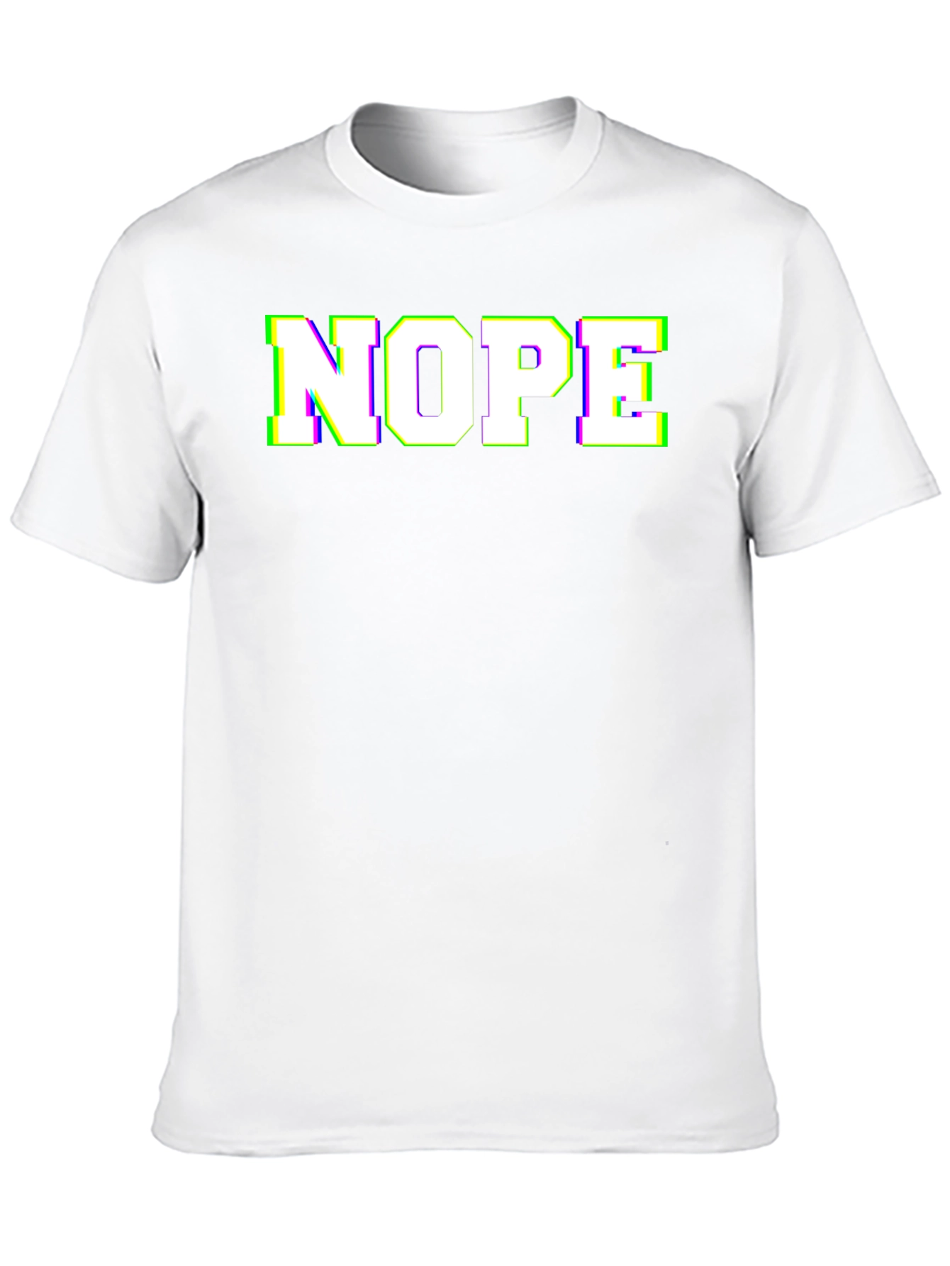 Nope Graphic Tee - Black Novelty T-Shirt