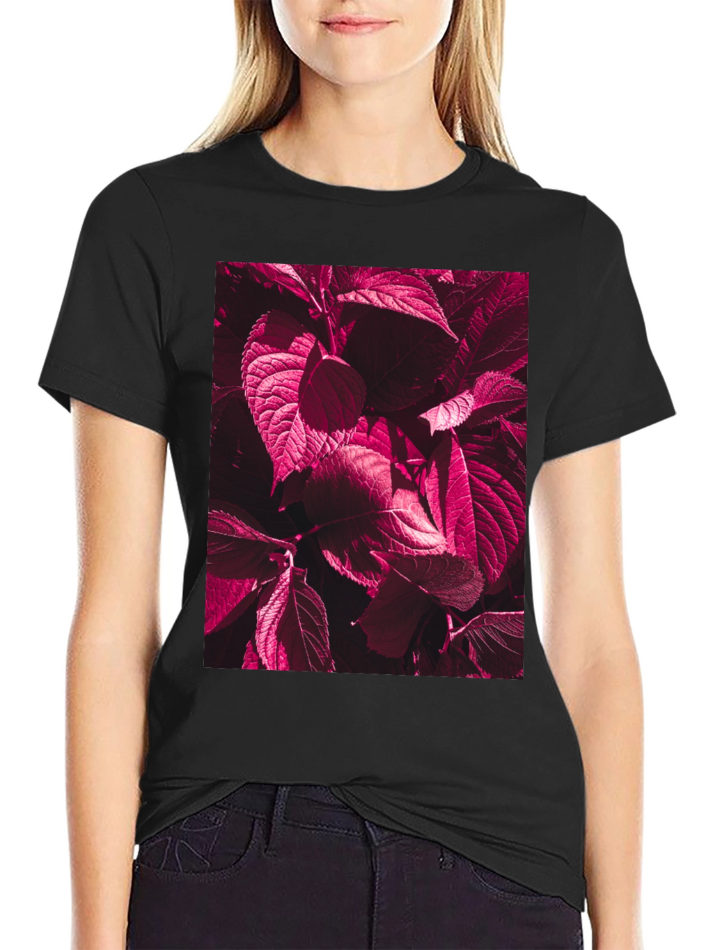 Burgundy Botanical T-Shirt