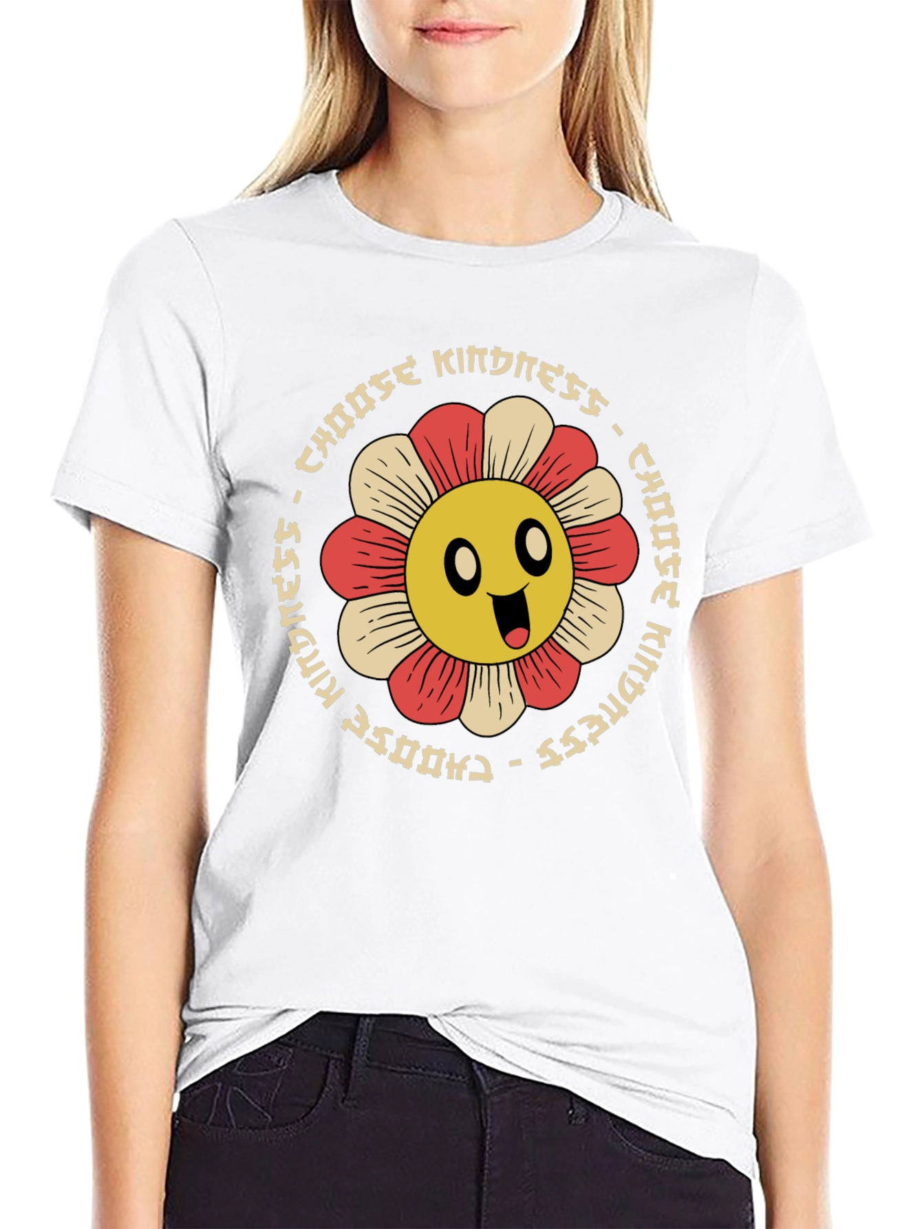 Choose Kindness Flower Graphic Tee