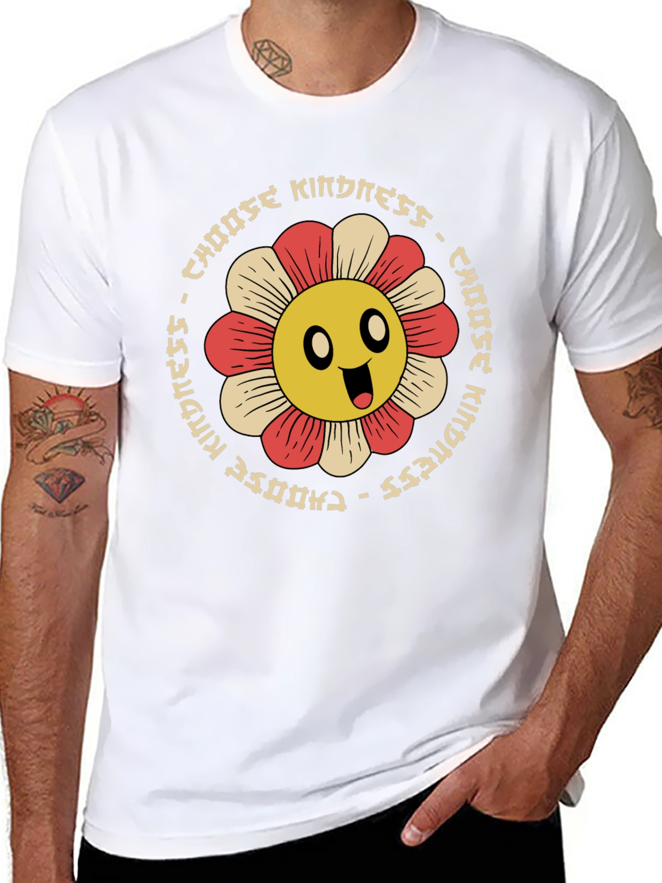 Choose Kindness Flower Graphic Tee