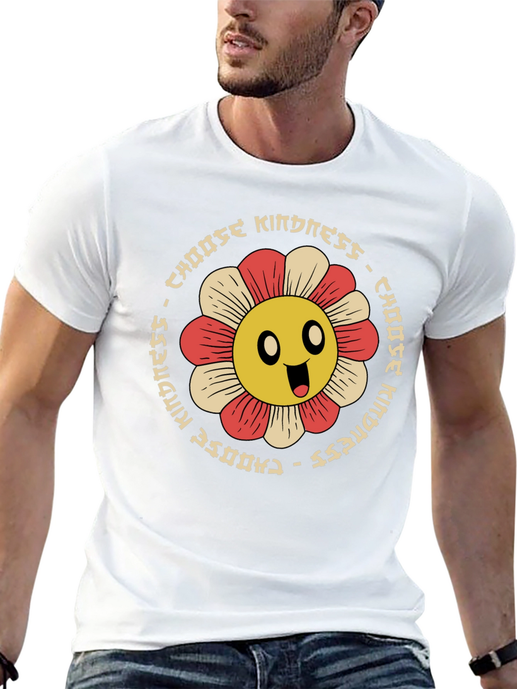 Choose Kindness Flower Graphic Tee
