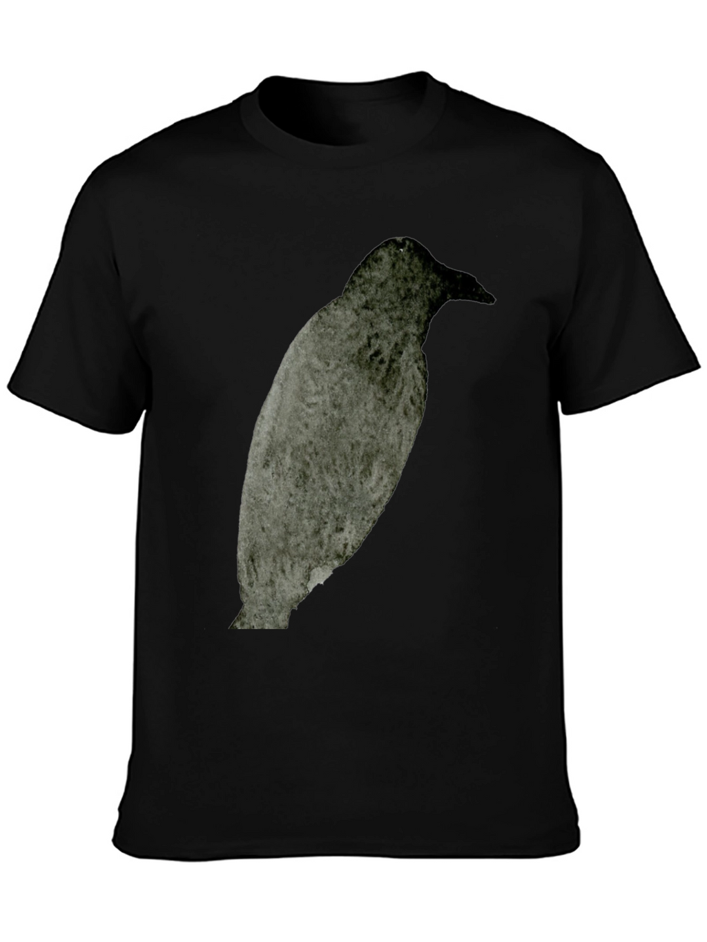 Raven Graphic Tee - Dark Bird Print T-Shirt