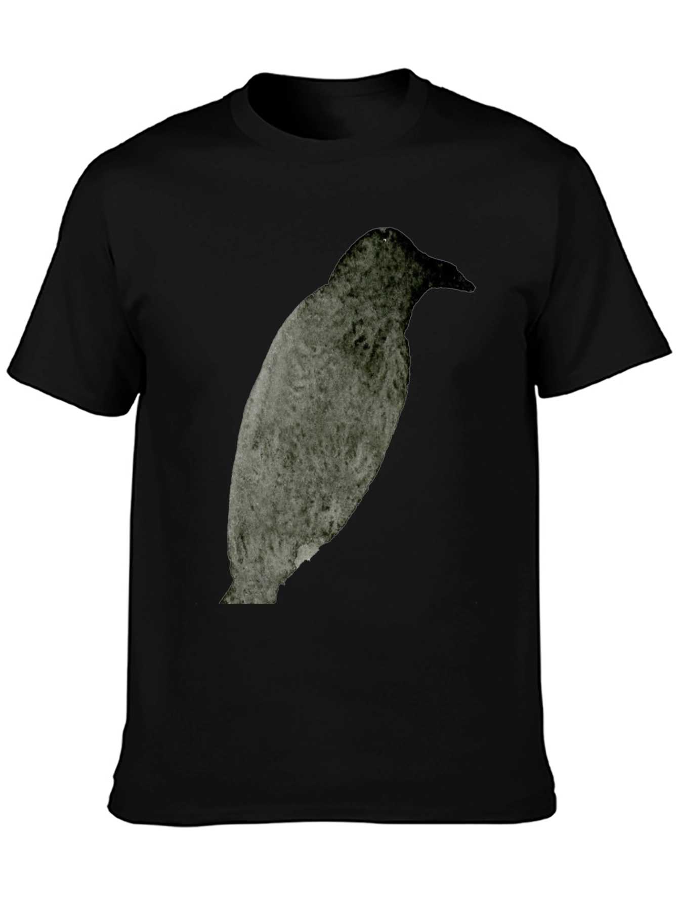 Raven Graphic Tee - Dark Bird Print T-Shirt