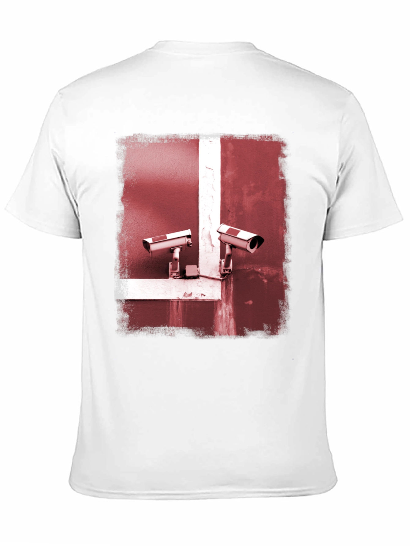 Surveillance Flag Graphic Tee - Cool Streetwear