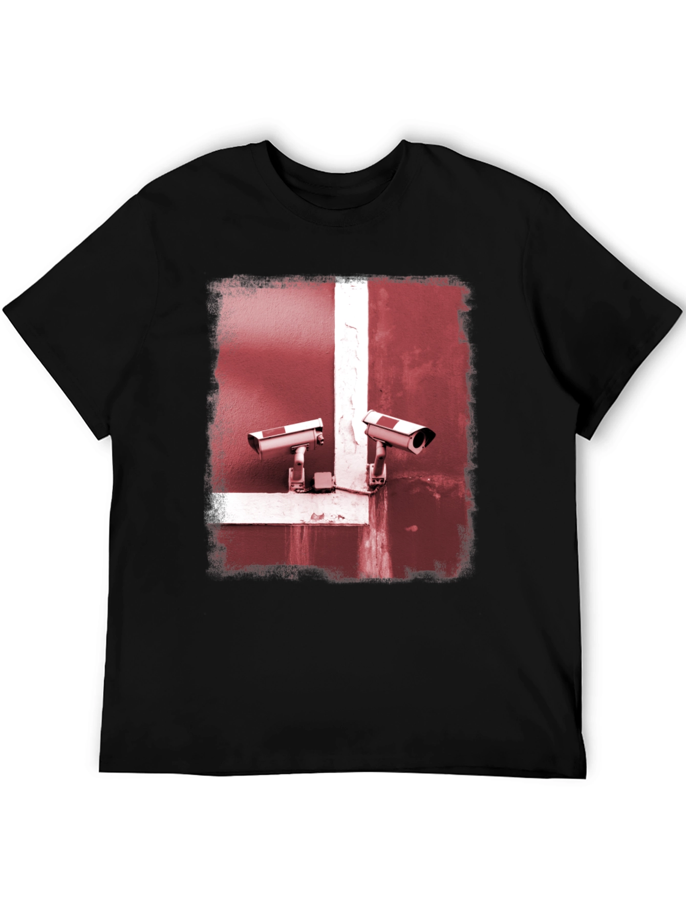 Surveillance Flag Graphic Tee - Cool Streetwear