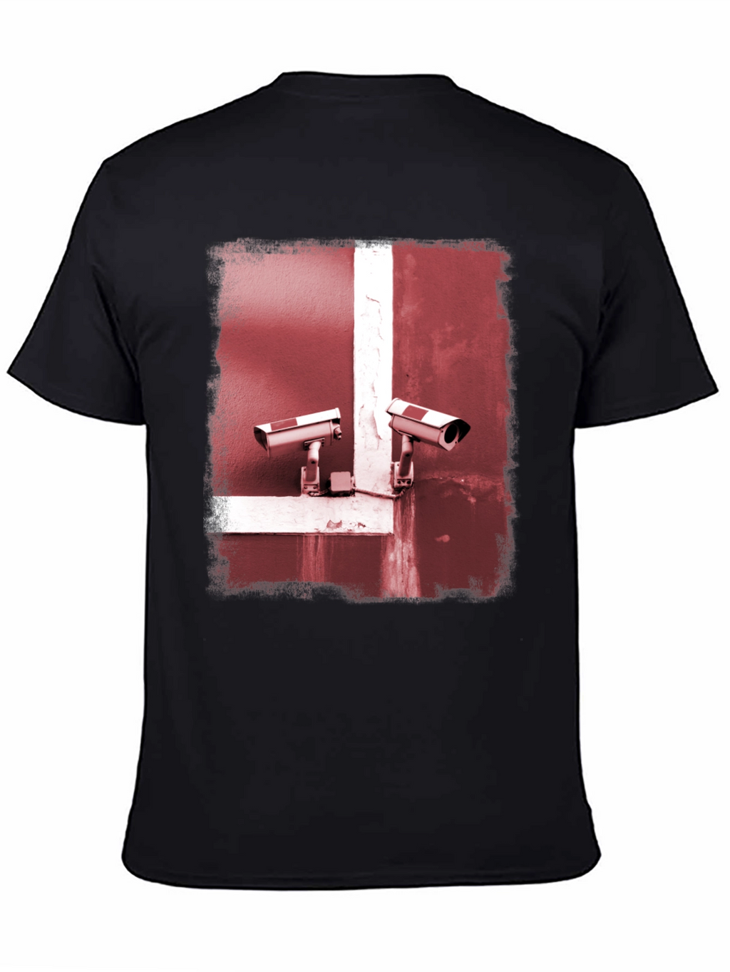 Surveillance Flag Graphic Tee - Cool Streetwear