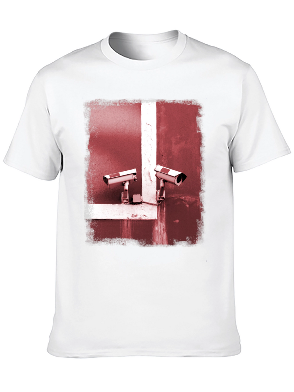 Surveillance Flag Graphic Tee - Cool Streetwear