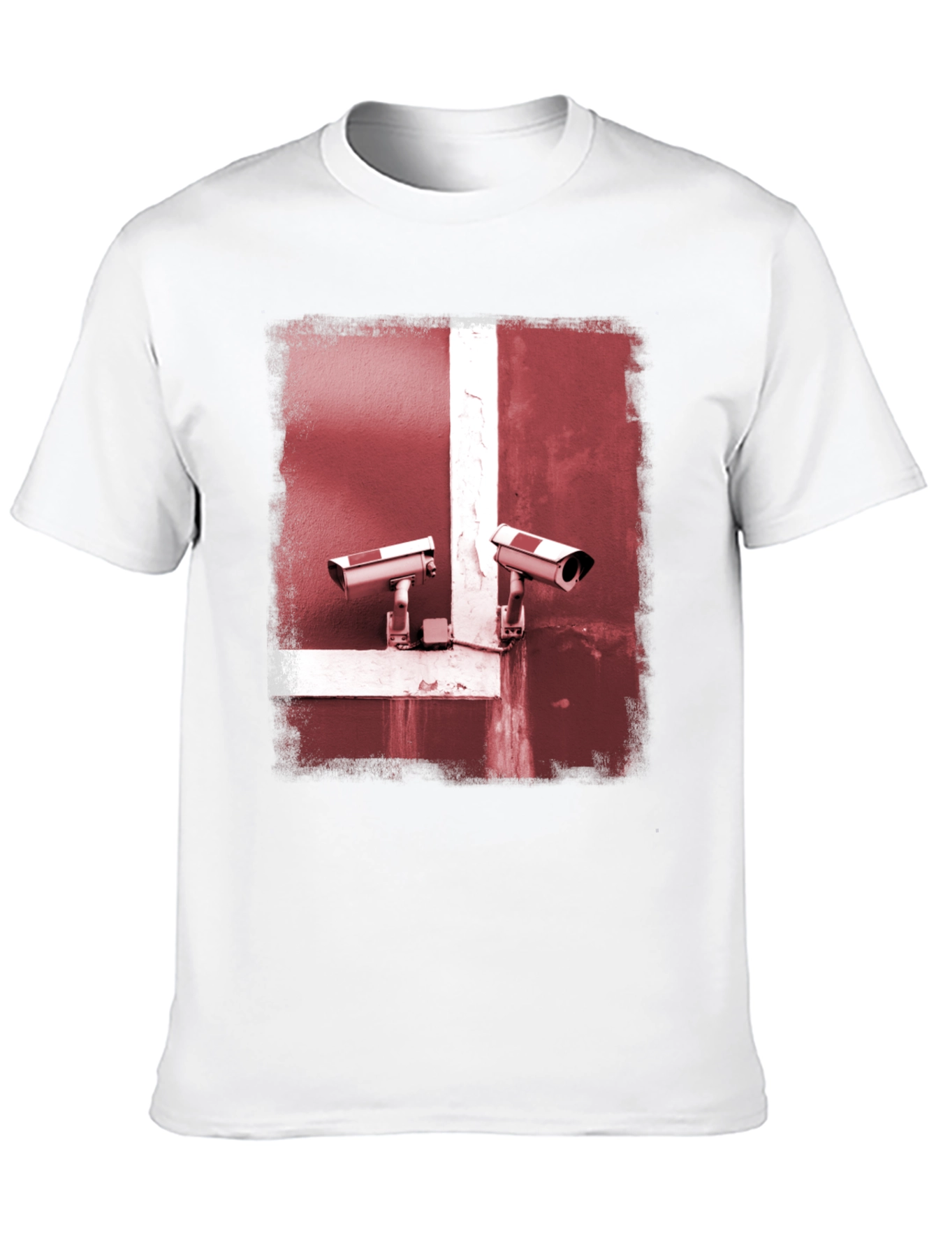 Surveillance Flag Graphic Tee - Cool Streetwear