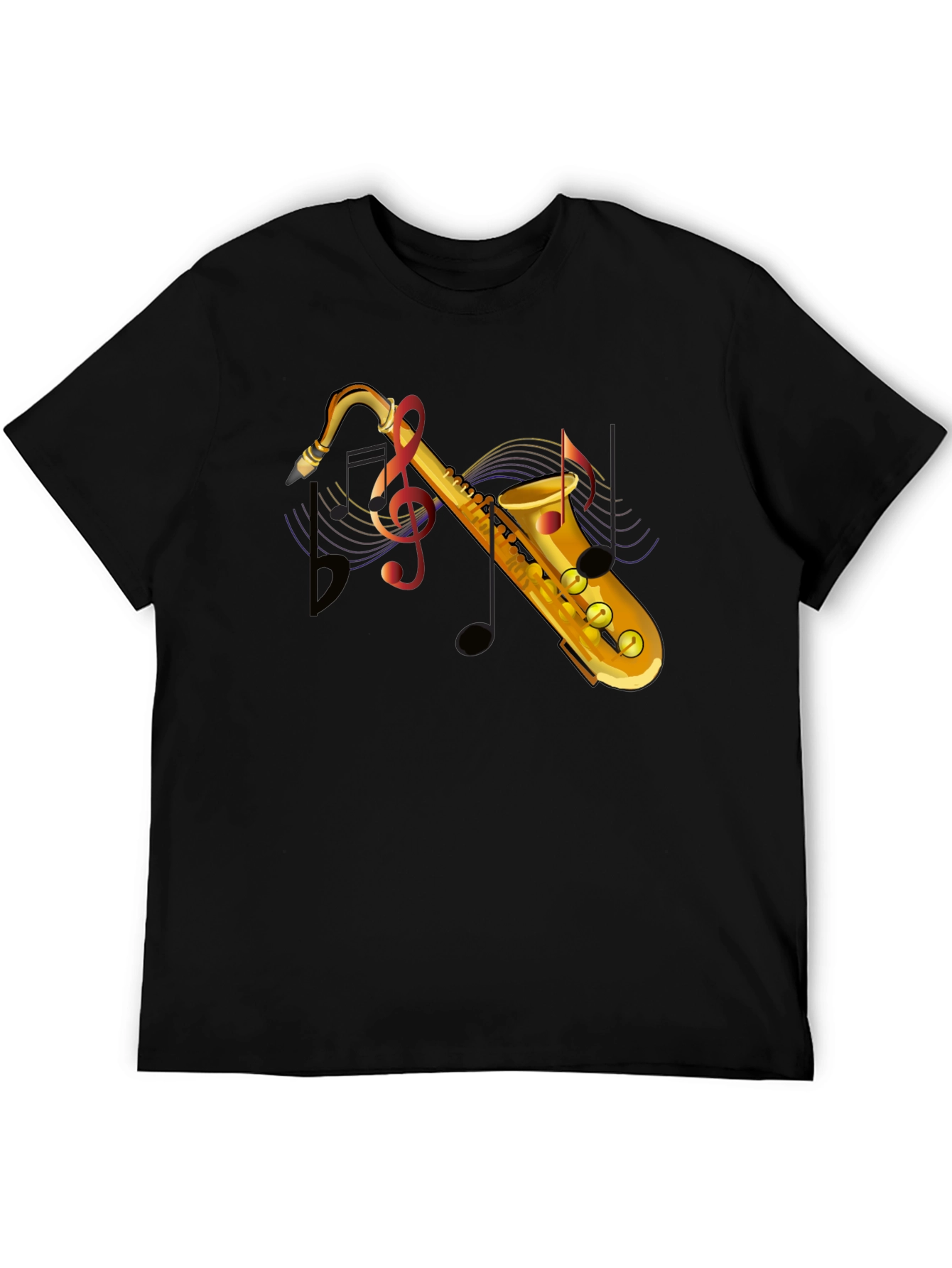 Saxophone Music Lover Graphic T-Shirt