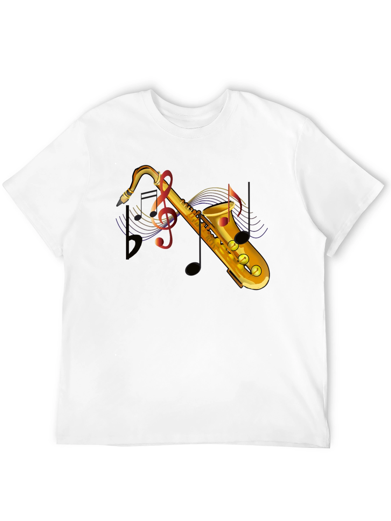 Saxophone Music Lover Graphic T-Shirt
