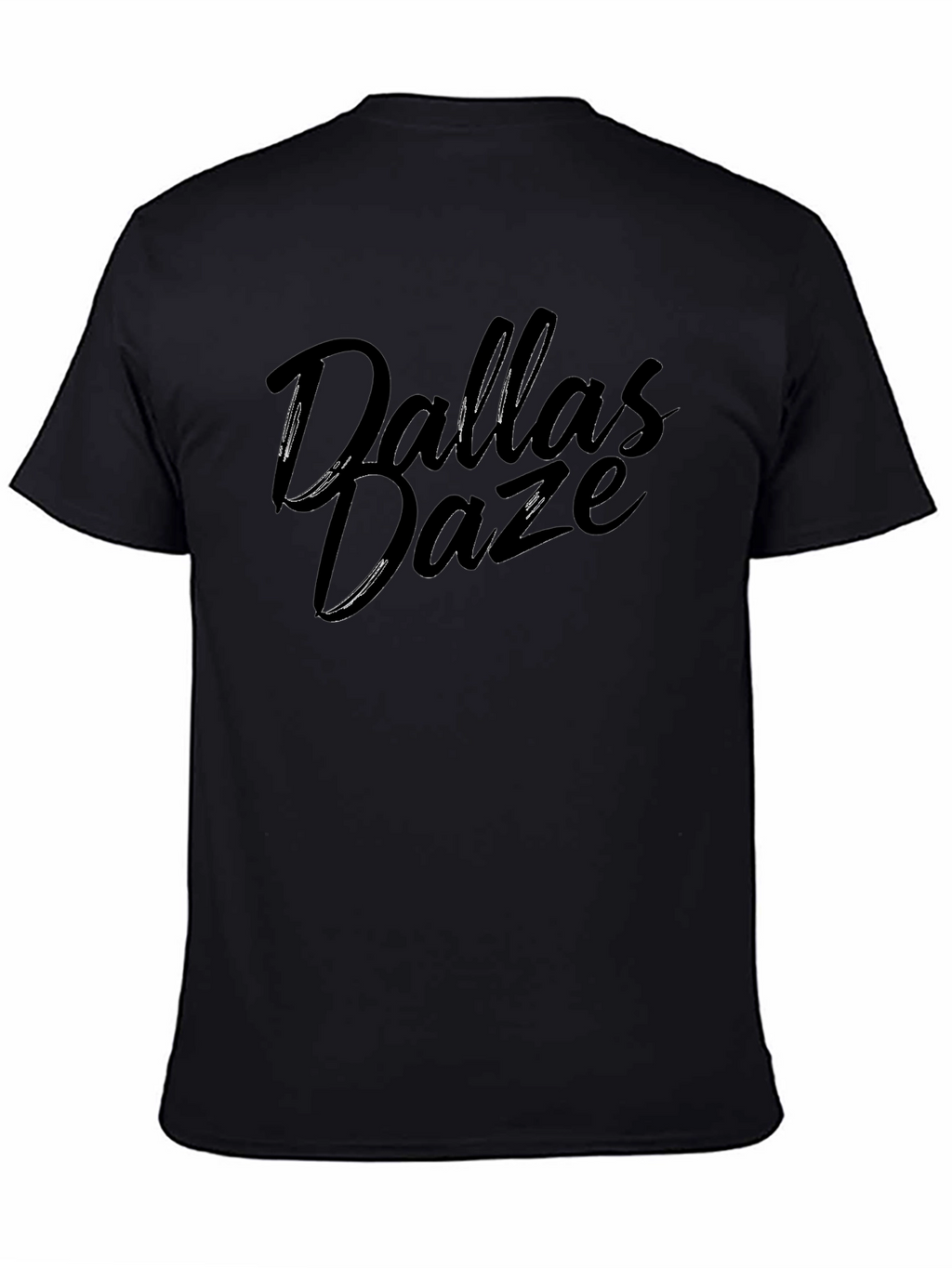 Dallas Daze Black Graphic Tee - Casual Style