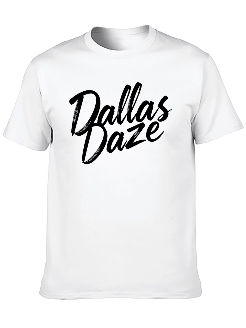 Dallas Daze Black Graphic Tee - Casual Style
